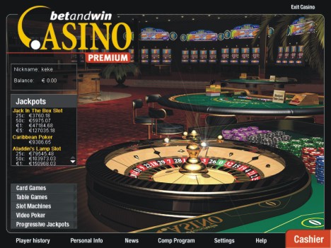 Betandwin Casino Premium SuperVegas Casino +100 EUR B�nusz, 200 EUR sz�mlanyit�ssal!